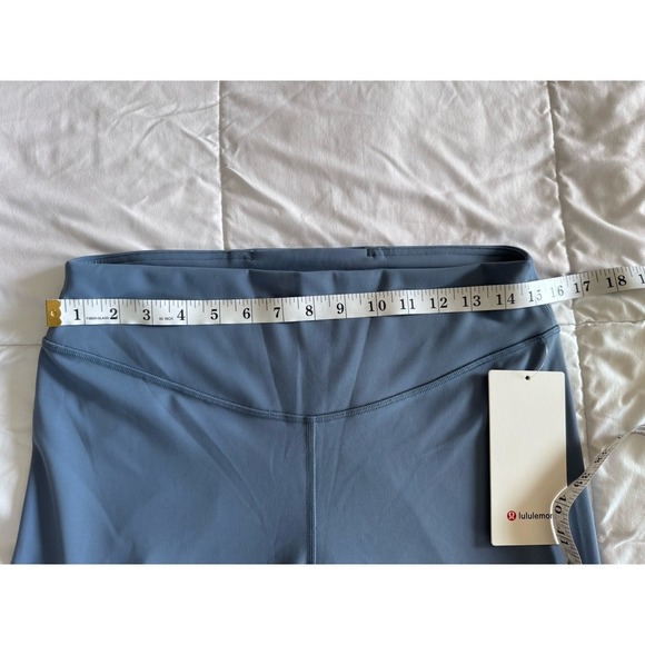 New Lululemon Wunder Under SmoothCover HR Tight 25" Size 12 Leggings Washed Blue - Picture 4 of 11